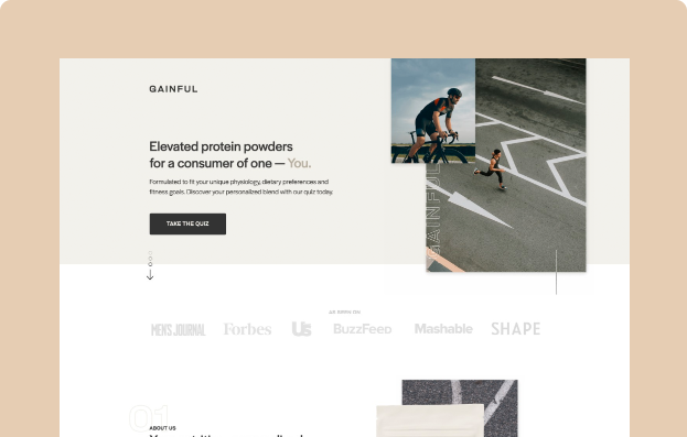 Gainful Landing Page