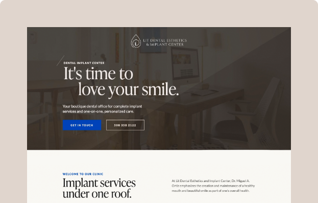 Lit Dental Landing Page